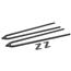 Classic 32 Inch Rear Radius Rods, Plain Steel Classic 32 Inch Rear Radius Rods, Plain Steel