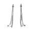 1928-29 Model A Aluminum Windshield Posts, 2 Inch Chopped 1928-29 Model A Aluminum Windshield Posts, 2 Inch Chopped