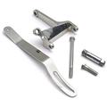 Small Block Chevy Upper Alternator Bracket, Chrome