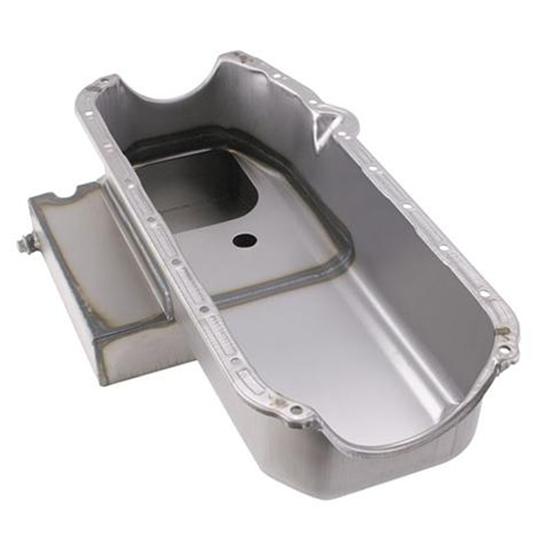 Speedway Small Block Chevy Claimer Oil Pan, LH Dipstick Speedway Small Block Chevy Claimer Oil Pan, LH Dipstick