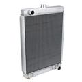 Universal Aluminum Radiator - 27 Inch Tall, Passenger Side Outlet