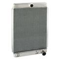 Universal Aluminum Radiator, 26 Inch Tall, Passenger Side Outlet