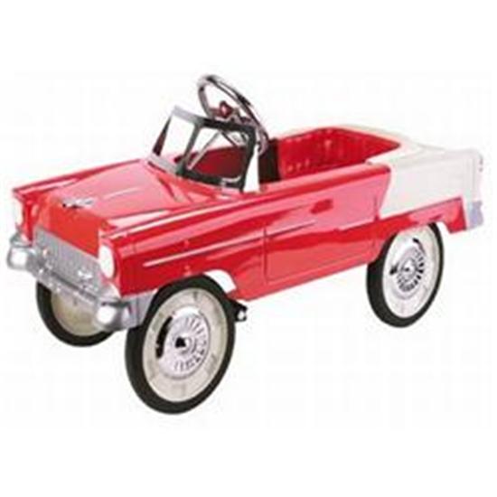 1955 Chevy Red & Beige Pedal Car (G-Sale)