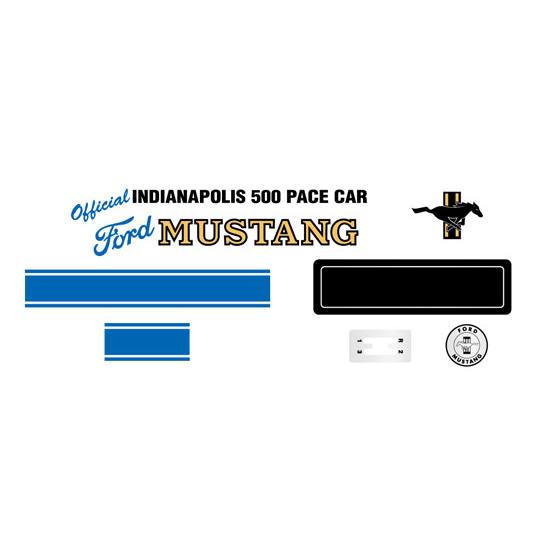 AMF Mustang Pace Car Graphic AMF Mustang Pace Car Graphic