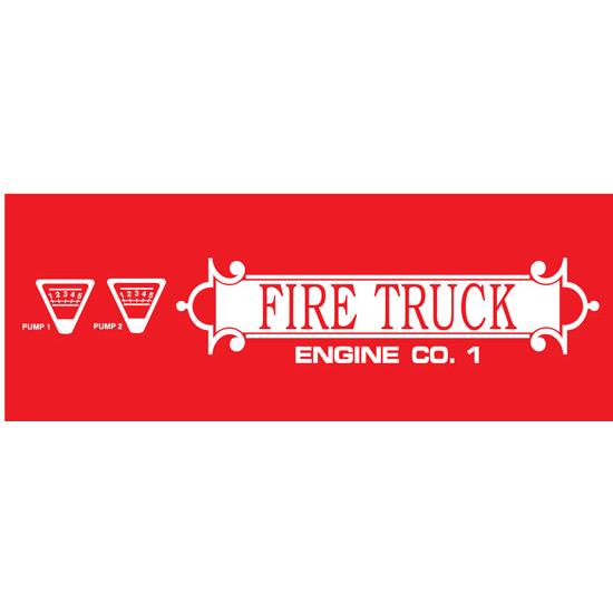 Murray Flat Face Fire Engine Company #1 1971 Graphic