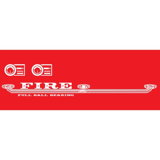 Murray Flat Face Deluxe Fire Truck 1965-66 Graphic