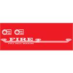 Murray Flat Face Deluxe Fire Truck 1965-66 Graphic
