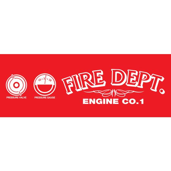 Murray Tooth Grille 1971 Fire Truck Pedal Car Graphic Murray Tooth Grille 1971 Fire Truck Pedal Car Graphic
