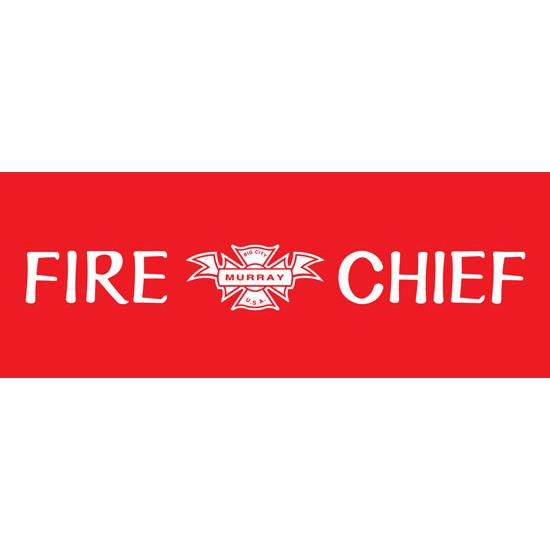 Murray Tooth Grille 1968-72 Fire Chief Pedal Car Graphic