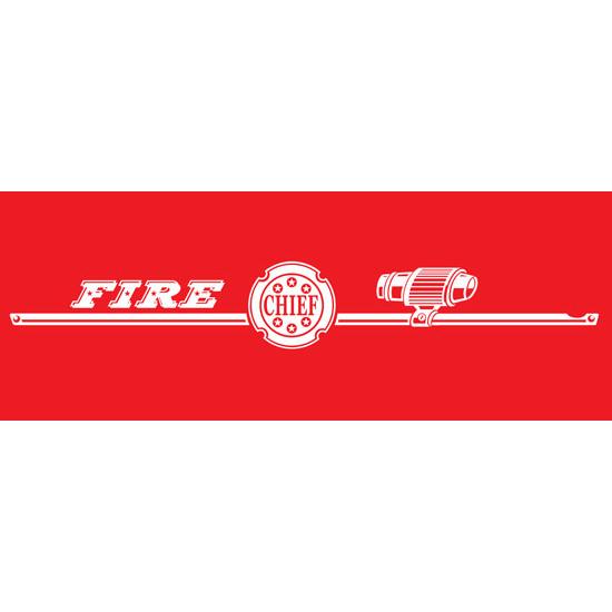 Murray Tooth Grille 1968-70 Fire Chief Pedal Car Graphic