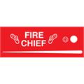 Garton Fire Chief Pedal Car Graphic