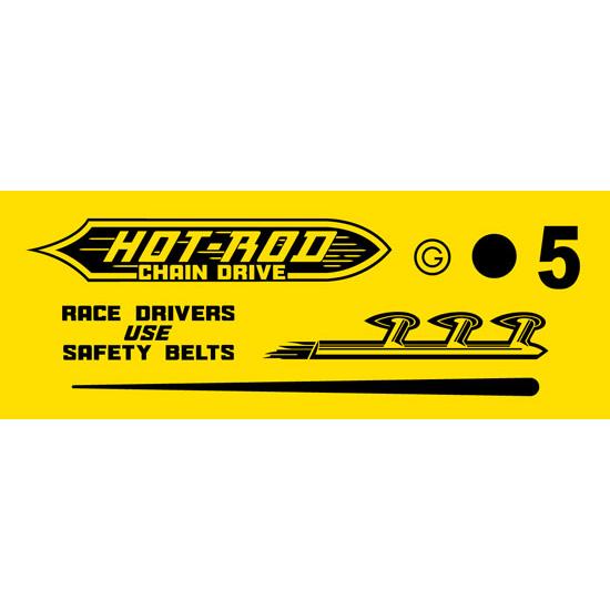 Garton Hot Rod 1962 Pedal Car Graphic Garton Hot Rod 1962 Pedal Car Graphic
