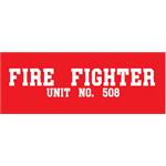AMF 508-519 Fire Fighter 508 Pedal Car Graphic