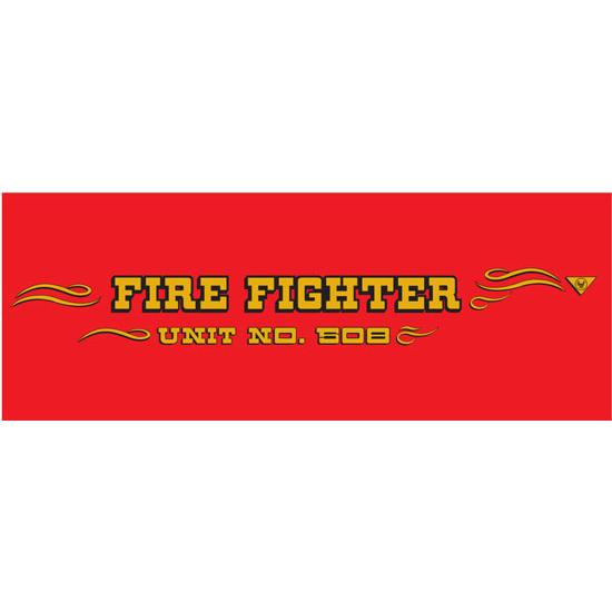 AMF 508-519 Fire Fighter 1969-70 Pedal Car Graphic AMF 508-519 Fire Fighter 1969-70 Pedal Car Graphic