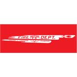 AMF 508-519 Fire Dept. Hook & Ladder Pumper 508 1963 Pedal Car Graphic