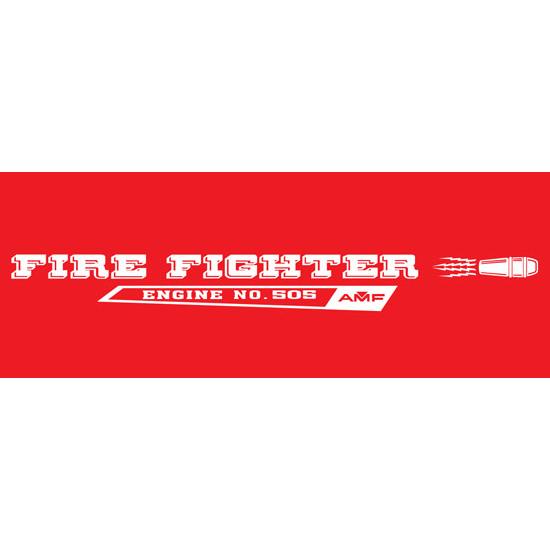 AMF Generic Fire Fighter 505 1970-71 Graphic AMF Generic Fire Fighter 505 1970-71 Graphic