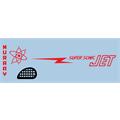 Murray Atomic Missile Super Sonic Jet 1955 Pedal Car Graphic