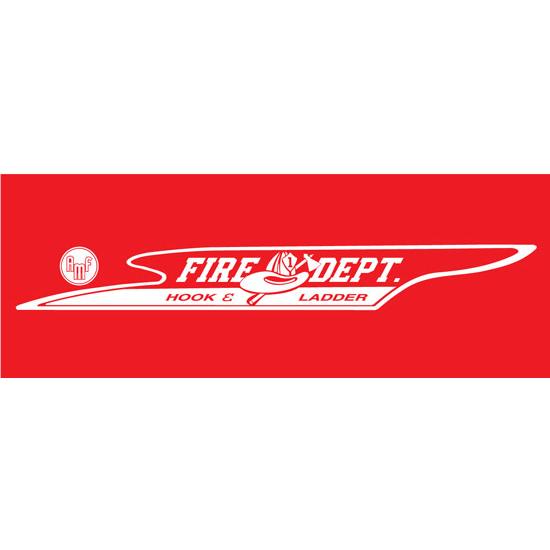 AMF Star Grille Fire Dept. Hook & Ladder 1959 Graphic AMF Star Grille Fire Dept. Hook & Ladder 1959 Graphic