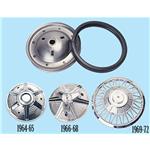 Chrome Wheel and Tire Combos - Mustang Kit