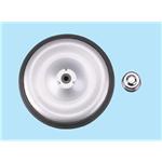 White Powder Coated Wheel and Tire Combos - Model A/Universal Kit