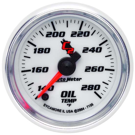 Auto Meter 7156 C2 Digital Stepper Motor Oil Temperature Gauge, 2 Inch Auto Meter 7156 C2 Digital Stepper Motor Oil Temperature Gauge, 2 Inch