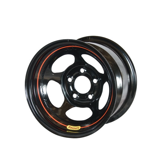 Bassett 38SN4 13X8 Inertia 5 on 100mm 4 Inch Backspace Black Wheel Bassett 38SN4 13X8 Inertia 5 on 100mm 4 Inch Backspace Black Wheel