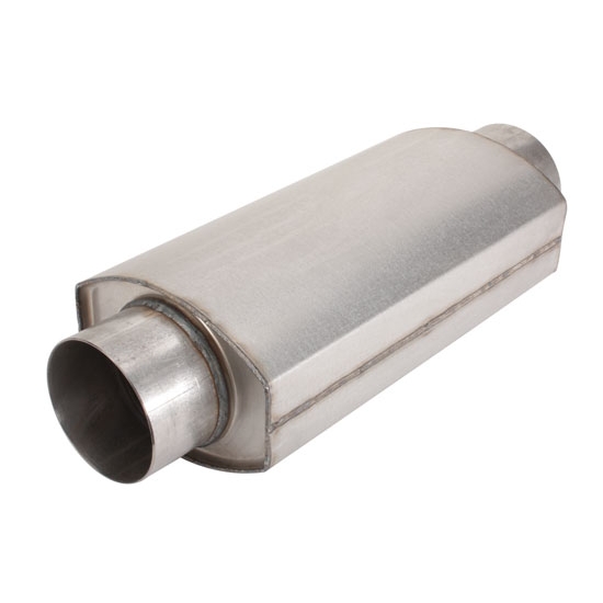 Dynatech® 776-14402 Oval Split Flow Muffler, 4 Inch Dynatech® 776-14402 Oval Split Flow Muffler, 4 Inch
