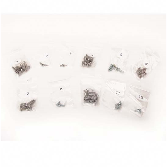Mr. G's GM1040 64-65 Chevelle Interior Screw Kit, 2 Dr w/ Buckets Mr. G's GM1040 64-65 Chevelle Interior Screw Kit, 2 Dr w/ Buckets