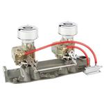 Two 9 Super 7 Carbs on a Sharp Intake, 1932-1948