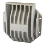 Finned Flat Mount 1963-82 Corvette Differential Cover, Polished