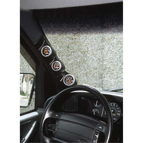 Auto Meter 17316 Triple Gauge Full Pillar, 92-02 Ford E Series, 2-1/16 Auto Meter 17316 Triple Gauge Full Pillar, 92-02 Ford E Series, 2-1/16