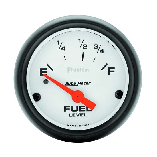 Auto Meter 5715 Phantom Air-Core Electric Fuel Level Gauge, 2-1/16 In. Auto Meter 5715 Phantom Air-Core Electric Fuel Level Gauge, 2-1/16 In.