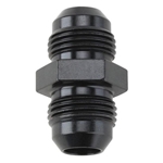 Aluminum Flare Union Adapter Fitting, Black, -12 AN