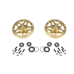 Winters D-Mount Aluminum Front Hubs, RH/LH Rotor Mounts
