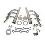 Flathead Ford V8 Lake Style Header Kit, 1-5/8 Tube, 3-1/2 Inch Cone