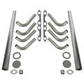 Ford 292-312 Y-Block Lake Style Header Kit, 1-5/8 Tube, 3-1/2 Inch Cone
