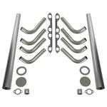 Ford Y-Block 292-312 Lake Style Header Kit, 1-5/8 Tube, 3-1/2 Inch Cone