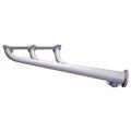 Flathead Ford V8 Lake Style Headers, Plain Steel Finish