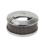 OTB Gear 4461 Orbit Style Air Cleaner, Offset Base, Polished