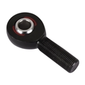 Rod End Supply AM8 BLK Black Aluminum Heim, 1/2-20 RH Male