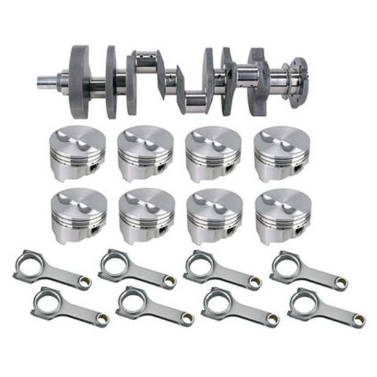 Forged S/B Chevy Rotating Assembly, 421, .283 Dome, 400 Mains, 6 Rod Forged S/B Chevy Rotating Assembly, 421, .283 Dome, 400 Mains, 6 Rod