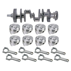 Forged Small Block Chevy Rotating Assembly, 421 .283 Dome, 400 Mains, 6 Rod