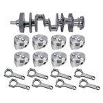 Forged Small Block Chevy Rotating Assembly, 421 .283 Dome, 400 Mains, 6 Rod