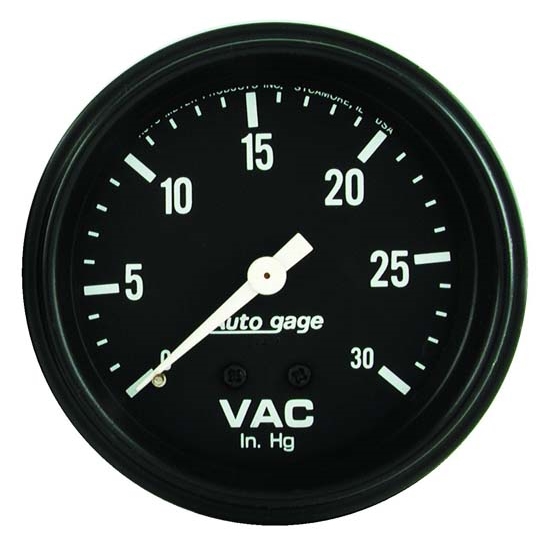 Auto Meter 2317 Auto Gage Mechanical Vacuum Gauge, 2-5/8 Inch Auto Meter 2317 Auto Gage Mechanical Vacuum Gauge, 2-5/8 Inch