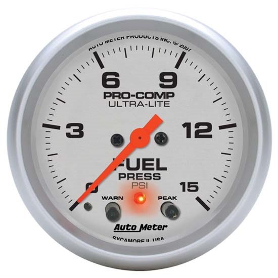 Auto Meter 4470 Ultra-Lite Digital Stepper Motor Fuel Pressure Gauge Auto Meter 4470 Ultra-Lite Digital Stepper Motor Fuel Pressure Gauge