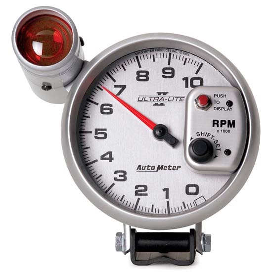 Auto Meter 4999 Ultra-Lite II Air-Core Pedestal Tach, 10k RPM, 5 Inch Auto Meter 4999 Ultra-Lite II Air-Core Pedestal Tach, 10k RPM, 5 Inch