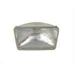 Rectangular Headlight Bulb, 12 Volt High/Low, Sealed Beam, 6-1/2 x 3-15/16 Inch