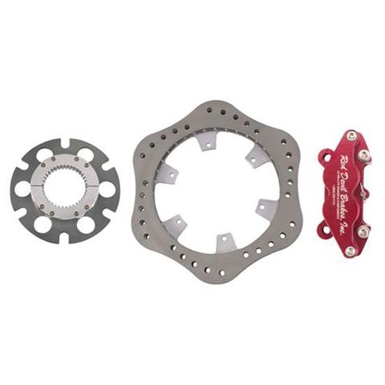 Ultra Lite Asphal Midget Inboard Brake Kit, Round Chromoly Rotor