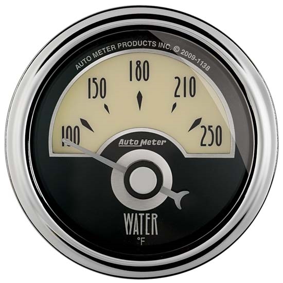Auto Meter 1136 Cruiser AD Air-Core Water Temperature Gauge Auto Meter 1136 Cruiser AD Air-Core Water Temperature Gauge