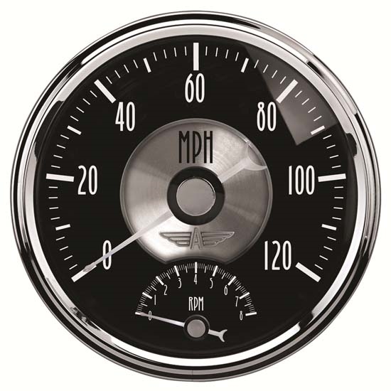 Auto Meter 2091 Prestige Black Diamond Air-Core Tach/Speedometer Gauge Auto Meter 2091 Prestige Black Diamond Air-Core Tach/Speedometer Gauge